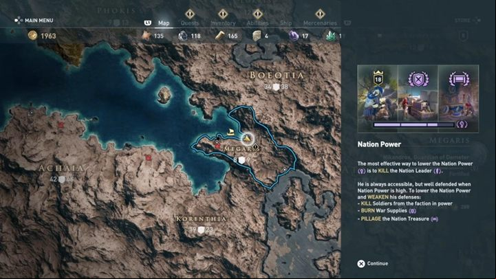 You finally reach the land - AC Odyssey: The Wolf Hunt - Main Storyline - Assassins Creed Odyssey Guide