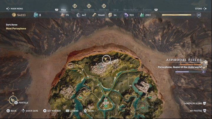 The Buried Silence Cave is the final location that you must reach - AC Odyssey Fate of Atlantis: Meet Your Makers & The Keeper and Key Maker - Episode 1 - Fields of Elysium - Assassins Creed Odyssey Guide