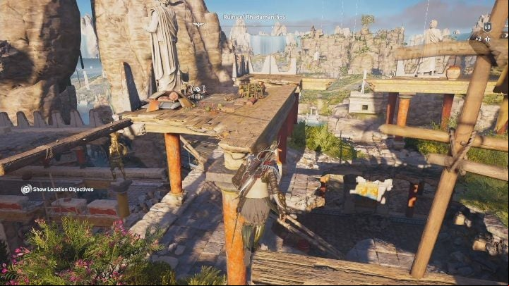 Location of Ainigmata Ostraka: In a location called Ruins of Rhadamanthos - AC Odyssey Fate of Atlantis: Episode 1, Fields of Elysium - Ainigmata Ostrakas - Ainigmata Ostraka - Assassins Creed Odyssey Guide