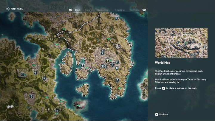 This mode is only available on the map available in the base game, DLC will not be taken into - AC Odyssey Discovery Tour - Tips - Assassins Creed Odyssey Guide