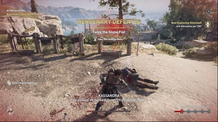 Talos can appear during the fight with the Cyclops - AC Odyssey: Important choices in Chapter 1 - Important choices - Assassins Creed Odyssey Guide
