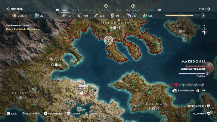 Assassins Creed Odyssey: Legacy of the First Blade begins in Macedonia with a quest called The Horsemen Cometh - AC Odyssey Legacy of the first blade: The Horsemen Cometh - Episode 1 - Assassins Creed Odyssey Guide
