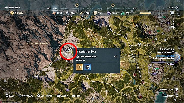 1 - AC Odyssey: Tombs in Arcadia - Tombs - Assassins Creed Odyssey Guide