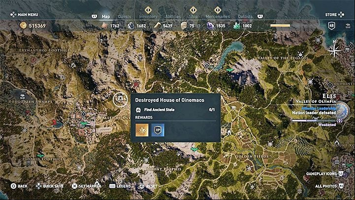 2 - AC Odyssey: Tombs in Elis - Tombs - Assassins Creed Odyssey Guide