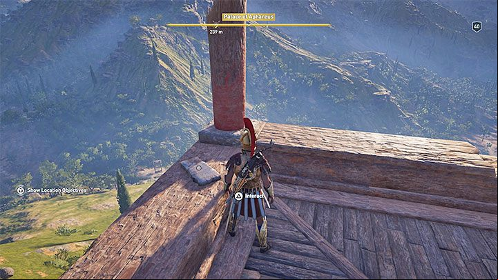Location of Ainigmata Ostraka: Reach the Palace of Aphareus, which is located on a hill in central Messenia - AC Odyssey: Ainigmata Ostraka in Messenia - Ainigmata Ostraka - Assassins Creed Odyssey Guide