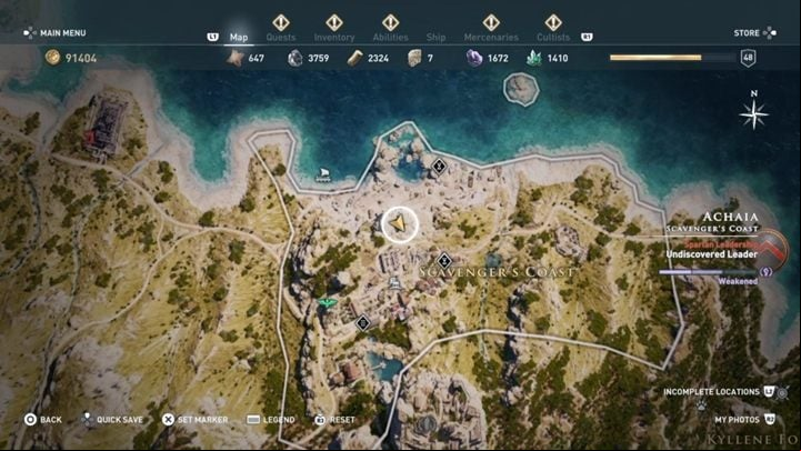 2 - AC Odyssey: Ainigmata Ostraka in Achaia - Ainigmata Ostraka - Assassins Creed Odyssey Guide
