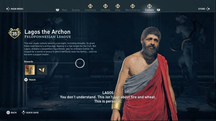 5 - AC Odyssey: Peloponnesian League Cultists - Kosmos Cultists - Kosmos Cultists - Assassins Creed Odyssey Guide