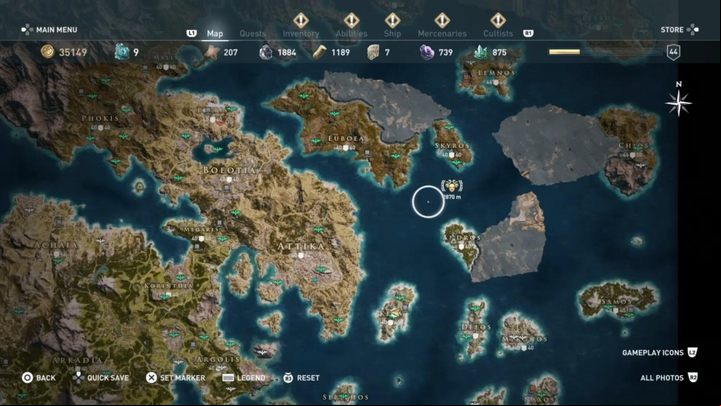 3 - AC Odyssey: Gods of the Aegean Sea - Kosmos Cultists - Kosmos Cultists - Assassins Creed Odyssey Guide