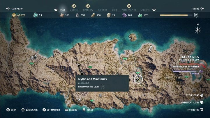 To fight the Minotaur, youll have to embark on some side quests - AC Odyssey: Minotaur - Mythical creatures - Mythical creatures - Assassins Creed Odyssey Guide