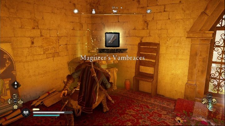When you get inside, drop the ladder and get to the top, where you will see the chest with the treasure - Assassins Creed Valhalla: Gear - Oxenefordscire secrets, locations - Oxenefordscire - Assassins Creed Valhalla Guide and Walkthrough