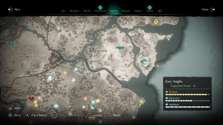 You will find this animal, in the south-eastern part of the map, near the destroyed walls - Assassins Creed Valhalla: Legendary animal - East Anglia secrets, locations - East Anglia - Assassins Creed Valhalla Guide and Walkthrough