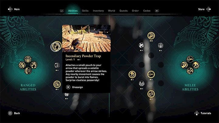 The second method is to get the Incendiary Powder Trap ability - Assassins Creed Valhalla: How to destroy weakened walls / ceilings / floors? - Exploration - Assassins Creed Valhalla Guide and Walkthrough