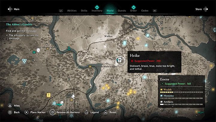 Suggested Power: 250 - Assassins Creed Valhalla: Zealots | Order of the Ancients - Order of the Ancients - Assassins Creed Valhalla Guide and Walkthrough