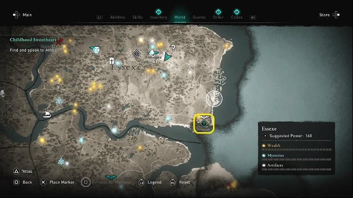 1 - Assassins Creed Valhalla: Childhood Sweetheart - Essexe - Assassins Creed Valhalla Guide and Walkthrough
