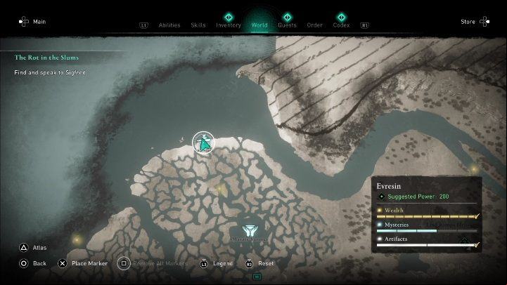 2 - AC Valhalla Siege of Paris: Offering Altar, Evresin - secrets, locations - Evresin - Assassins Creed Valhalla Guide and Walkthrough