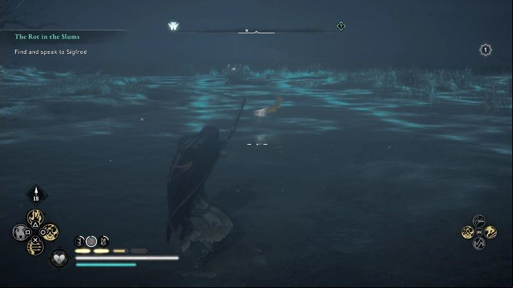 The fish swim in the water, right next to the altar - AC Valhalla Siege of Paris: Offering Altar, Evresin - secrets, locations - Evresin - Assassins Creed Valhalla Guide and Walkthrough