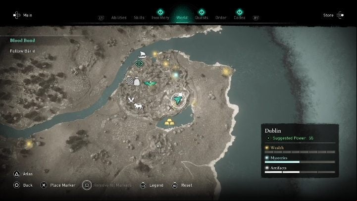 Location: You will find the card southeast of Kilchrist - AC Valhalla Wrath of the Druids: Flying Paper - Dublin secrets, location - Dublin - Assassins Creed Valhalla Guide and Walkthrough