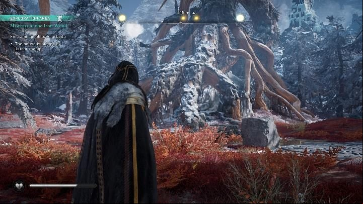 Proceed to Hearth of the Wood; the location indicated on the world map - Assassins Creed Valhalla: Mistress of the Iron Wood - Jotunheim - Assassins Creed Valhalla Guide and Walkthrough