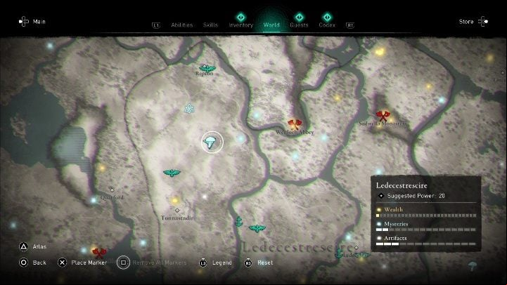 You will find fly agarics in the northern part of the region, just below the town of Repton - Assassins Creed Valhalla: Fly Agaric - Ledecestresscire secrets, locations - Ledecestrescire - Assassins Creed Valhalla Guide and Walkthrough