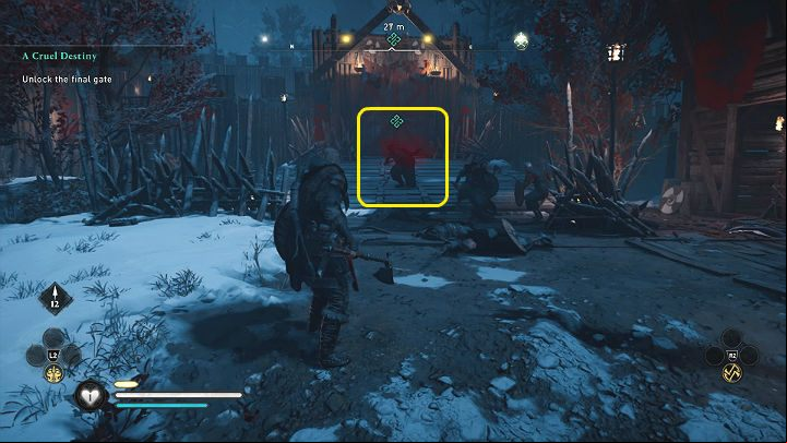 A stronger opponent guards the gate - Assassins Creed Valhalla: A Cruel Destiny - Rygjafylke - Assassins Creed Valhalla Guide and Walkthrough