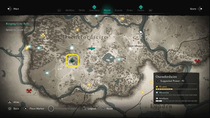 1 - Assassins Creed Valhalla: Ringing Cyne Belle - Oxenefordscire - Assassins Creed Valhalla Guide and Walkthrough