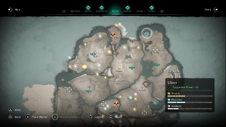 1 - AC Valhalla Wrath of the Druids: Lost Drengr - Ulster, secrets, locations - Ulster - Assassins Creed Valhalla Guide and Walkthrough