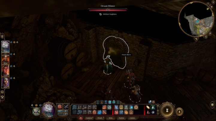 After approaching the mirror, the object will ask a series of questions to the player - Baldurs Gate 3: Ornate Mirror puzzle - Puzzles - Baldurs Gate 3 Guide, Walkthrough