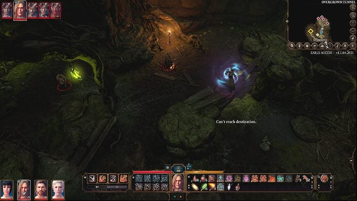 As soon as you enter the Overgrown Tunnel, you will encounter opponents wearing the aforementioned masks - Baldurs Gate 3: How to beat Auntie Ethel (Green Witch)? - Bosses and difficult fights - Baldurs Gate 3 Guide, Walkthrough