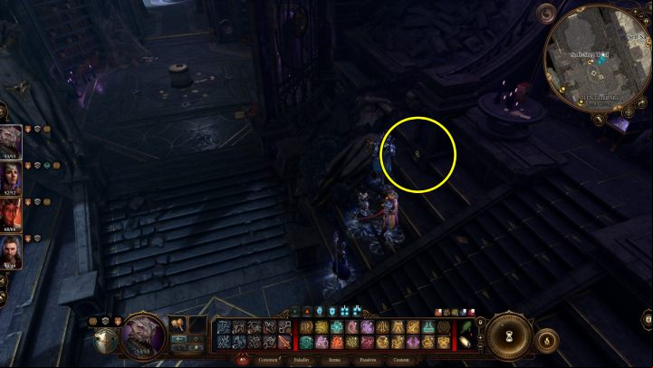 After the fight is over, disarm the traps and search all the book shelves - Baldurs Gate 3: Gauntlet of Shar in BG3 - walkthrough - Act 2 - Baldurs Gate 3 Guide, Walkthrough