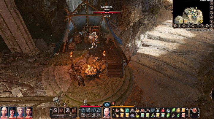 Trader Dammon - Baldurs Gate 3: Druid Grove / Silvanus Grove map - World Atlas - Baldurs Gate 3 Guide, Walkthrough