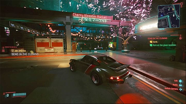 You will meet Ozob in the Japantown neighborhood in Westbrook - Cyberpunk 2077: Send in the Clowns - walkthrough - Exploration - Cyberpunk 2077 Guide