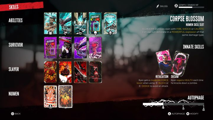 Skill name: Corpse Blossom - Dead Island 2: Best Skill Cards - Basics - Dead Island 2 Guide