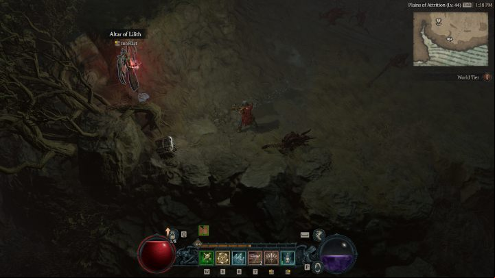 Altar #21 can be found on the southern edge of the map above the water - Diablo 4: Altars of Lilith - Hawezar - Altars of Lilith - Diablo 4 Guide