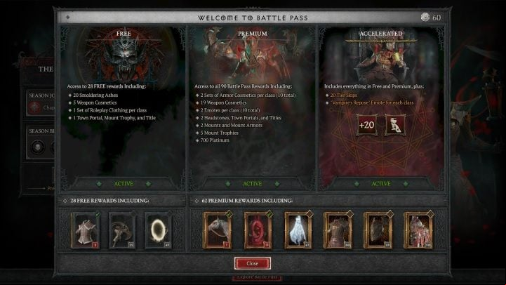 When a season starts, you can and must get a Battle - Diablo 4 Seasons Explained - Basics - Diablo 4 Guide