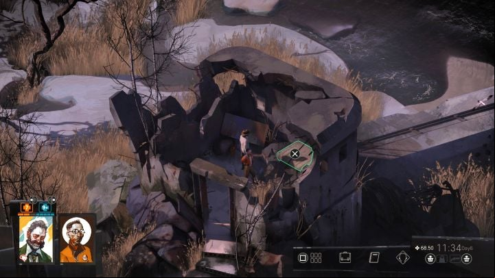 Island - you gain access to this location only in the final part of the game - after unlocking the Go to the Island task and using the boat in the Fishing Village - Disco Elysium: Determine where the shot came from - walkthrough - Ruby and the shooter - Disco Elysium Guide