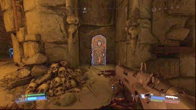 Further road leads to the corridor on the left - Doom: Titans Realm Walkthrough - Walkthrough - Doom Game Guide & Walkthrough