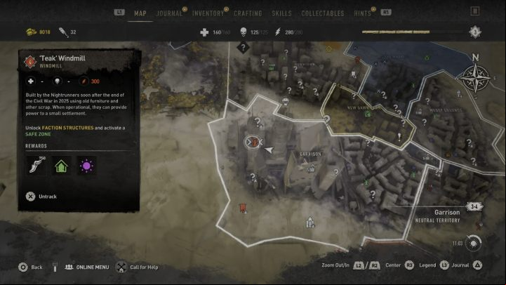 Activation rewards - Dying Light 2: Garrison (Windmills) - all locations - Windmills - Dying Light 2 Guide