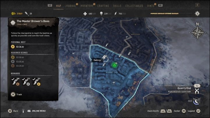 District : Quarry End - Dying Light 2: Parkour Challenges - list and locations - Side activities - Dying Light 2 Guide