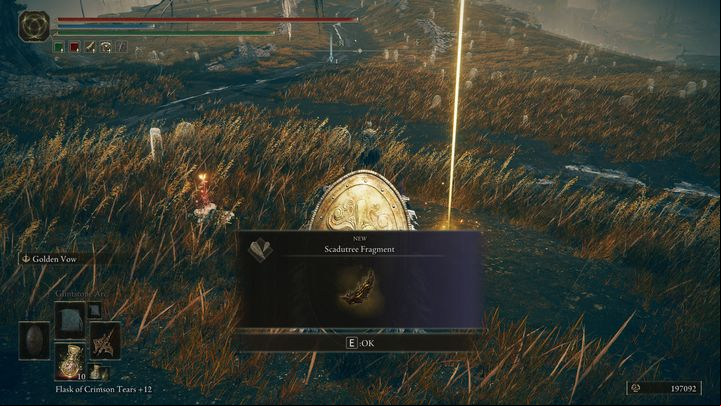 You will find the Scadutree Fragment near the Site of Grace: The Tree-Path Cross - Shadow of the Erdtree: All Scadutree Fragments map - Secrets and Collectibles - Elden Ring Guide