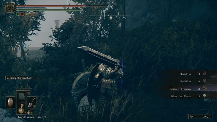The Scadutree Fragment is located east of the Site of Grace: Scorched Ruins - Shadow of the Erdtree: All Scadutree Fragments map - Secrets and Collectibles - Elden Ring Guide