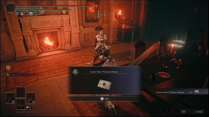 You will then receive a key that is used to open some of the rooms in the Volcano Manor - Elden Ring: Tanith / Volcano Manor questline - walkthrough, solution - Quests - Elden Ring Guide