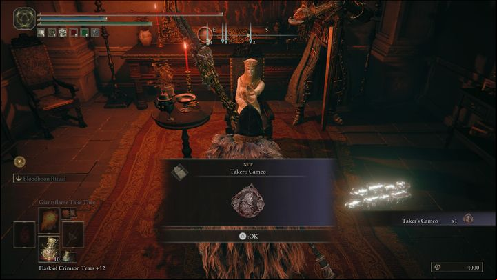 Successfully completing all contracts is rewarded with a medallion (Taker' - Elden Ring: Tanith / Volcano Manor questline - walkthrough, solution - Quests - Elden Ring Guide