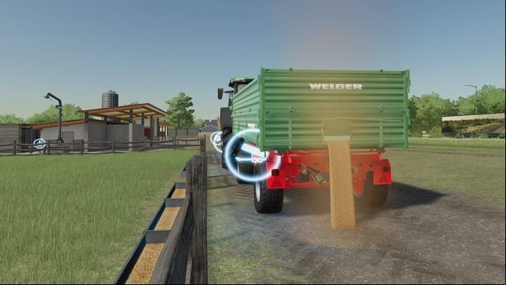 Chute is a convenient form for feeding animals, especially in the barn, under the roof. - Farming Simulator 22: Trailers - differences and features - Vehicles and machinery - Farming Simulator 22 Guide