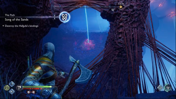 6 - God of War Ragnarok: Song of the Sands - walkthrough - Favors - Alfheim - God of War Ragnarok Guide