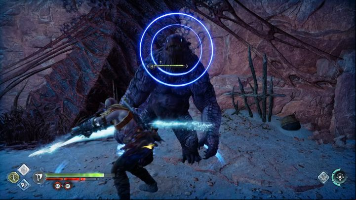 In the room with the legendary chest, you will have to defeat a troll and several other monsters - God of War Ragnarok: Song of the Sands - walkthrough - Favors - Alfheim - God of War Ragnarok Guide
