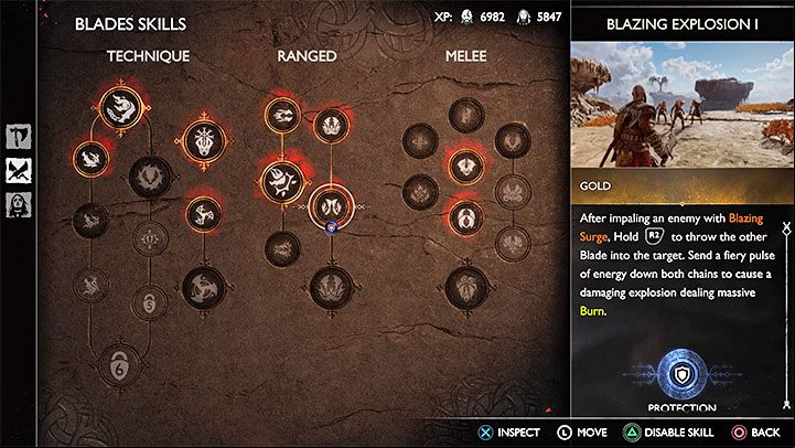 The following list contains our recommended skills for the Blades of Chaos, including those available from the moment you acquire the Blades which don't need to be purchased - God of War Ragnarok: Kratos best skills - Character development - God of War Ragnarok Guide