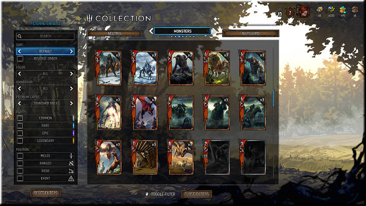 In Gwent, there are also cards that have no specific place on the board and can be played to any row - Positions of Cards | Card Types - Card Types - Gwent: The Witcher Card Game Guide