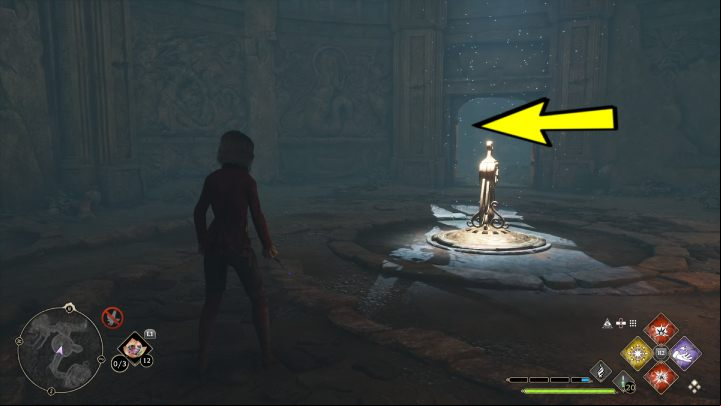 Enter the cave and go along the corridor - Hogwarts Legacy: North Hogwarts Region - Collection Chests - Collection Chests - Hogwarts Legacy Guide