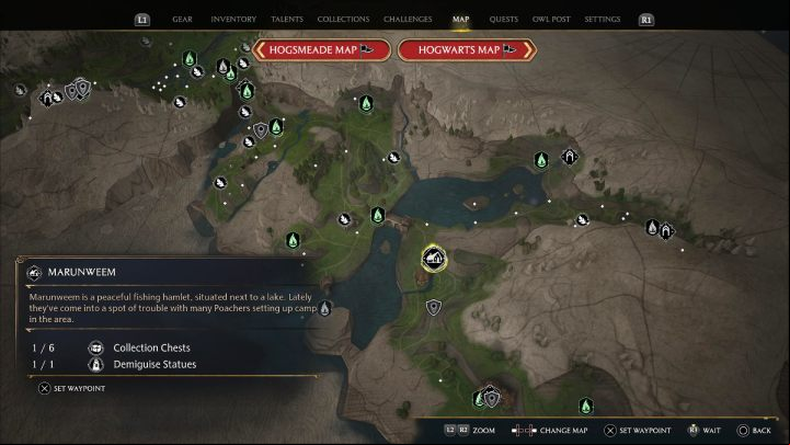 2 - Hogwarts Legacy: Marunweem Lake - Collection Chests - Collection Chests - Hogwarts Legacy Guide