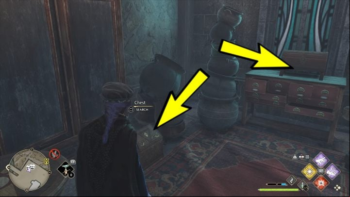 36 - Hogwarts Legacy: Collection Chests - Hogwarts (part 2) - Hogwarts - Hogwarts Legacy Guide
